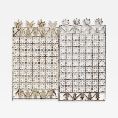 Pair of English Victorian Gothic Iron Gates