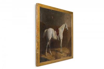Pair of English Victorian Horse Oil Paintings