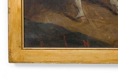Pair of English Victorian Horse Oil Paintings