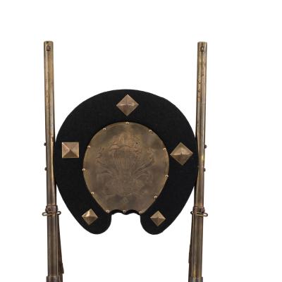 Pair of English Victorian Horseshoe Side Chairs