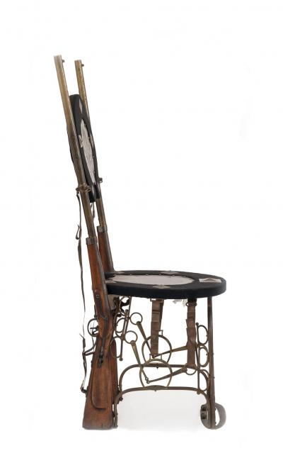 Pair of English Victorian Horseshoe Side Chairs