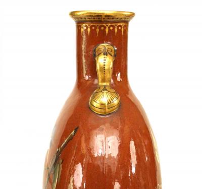 Pair of English Victorian Minton Porcelain Vases