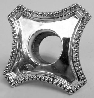 Pair of English Victorian Neoclassical Column Candlesticks 1893