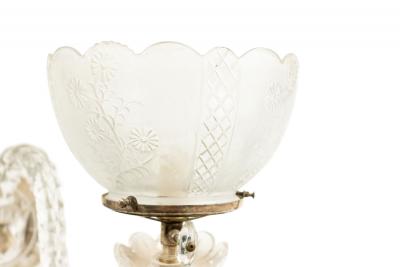 Pair of English Victorian Waterford Crystal Wall Sconces