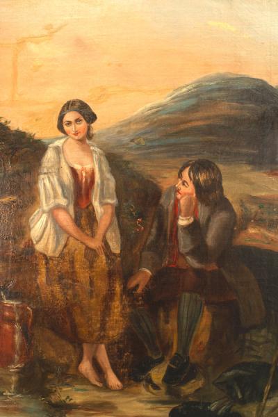 Pair of English Victorian Young Children Portraits