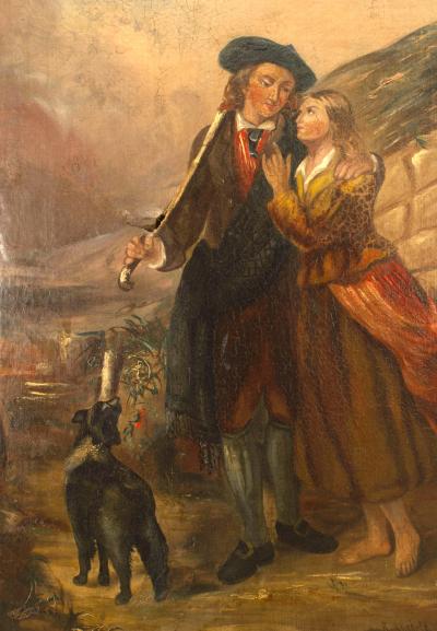 Pair of English Victorian Young Children Portraits