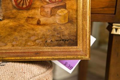 Pair of Equestrian Paintings Signed E R Woods