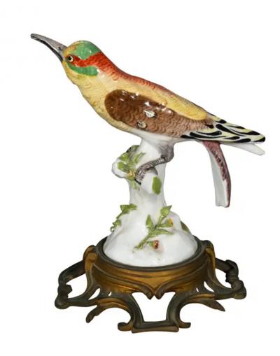 Pair of European Porcelain Figures of Sunbirds
