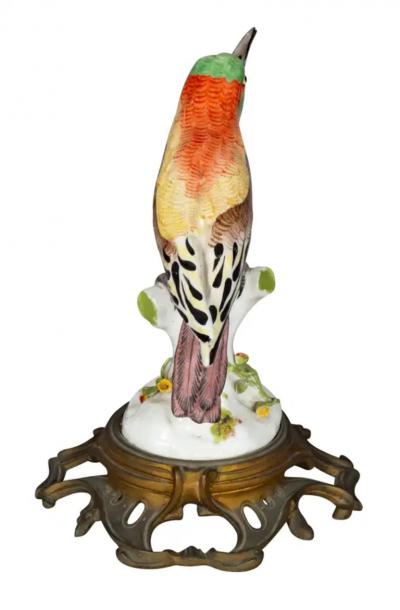 Pair of European Porcelain Figures of Sunbirds