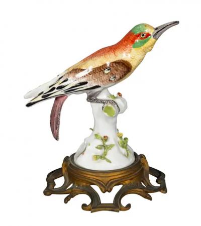Pair of European Porcelain Figures of Sunbirds