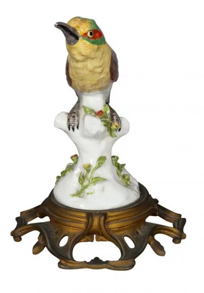 Pair of European Porcelain Figures of Sunbirds