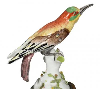 Pair of European Porcelain Figures of Sunbirds