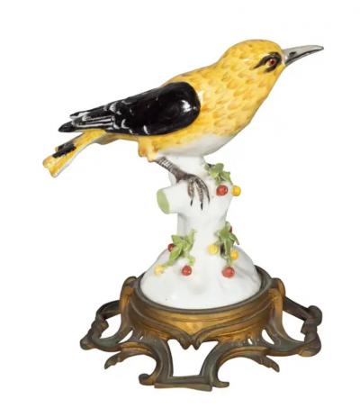 Pair of European Porcelain Figures of Sunbirds