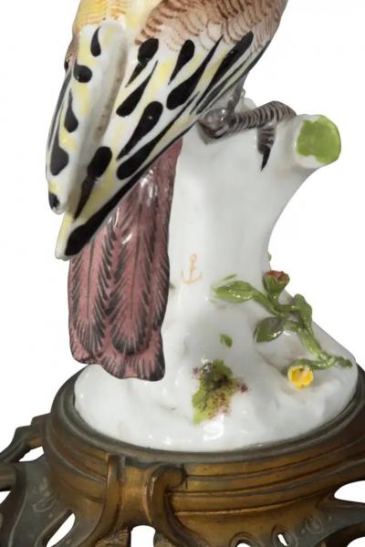 Pair of European Porcelain Figures of Sunbirds