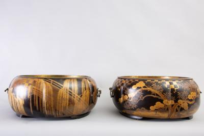 Pair of Exceptional Daimyo Hand Warmers