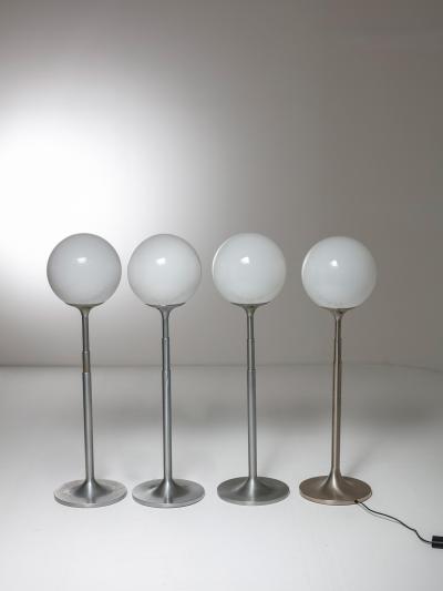 Pair of Extendable Polluce Floor Lamps by Enzo Mari for Artemide