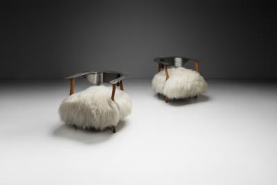 Pair of Fantasy Armchairs by Kurt Beier for Koinor Germany 1980s