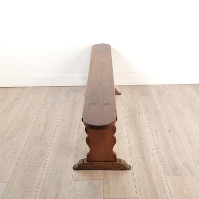 Pair of Farmhouse Benches with Italian Details circa 1830