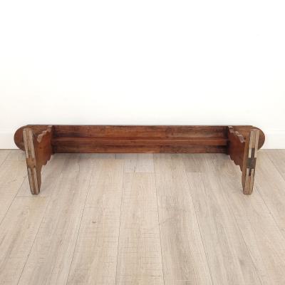 Pair of Farmhouse Benches with Italian Details circa 1830