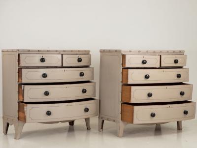 Pair of Faux Bamaboo Chests oF Drawers