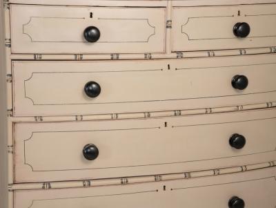 Pair of Faux Bamaboo Chests oF Drawers