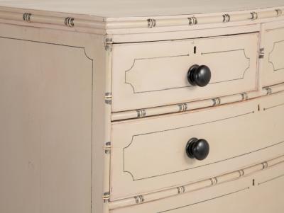 Pair of Faux Bamaboo Chests oF Drawers