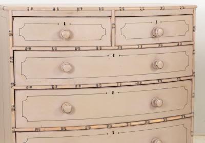 Pair of Faux Bamaboo Chests oF Drawers French 19th Century