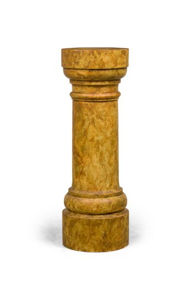 Pair of Faux Marble Painted Pedestals