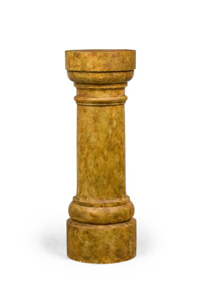 Pair of Faux Marble Painted Pedestals