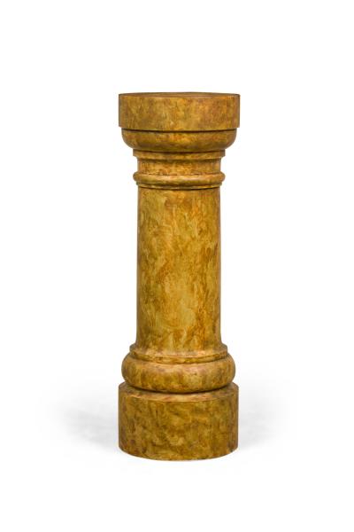 Pair of Faux Marble Painted Pedestals
