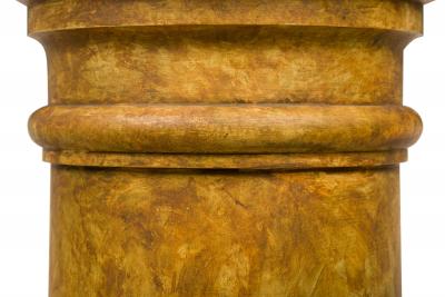 Pair of Faux Marble Painted Pedestals