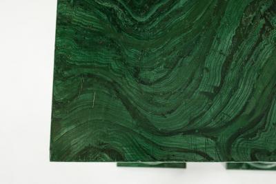 Pair of Faux Painted Malachite Doric Column Pedestals