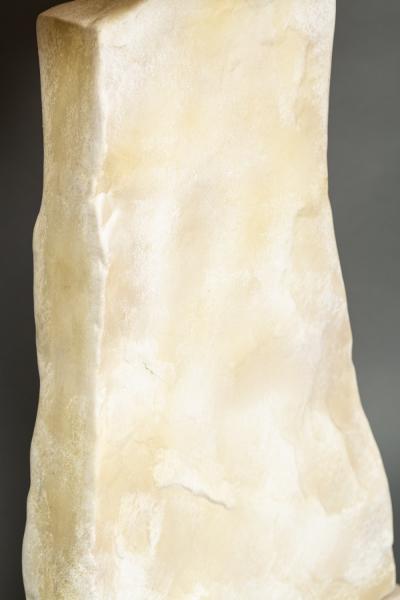 Pair of Faux Stone Lamps