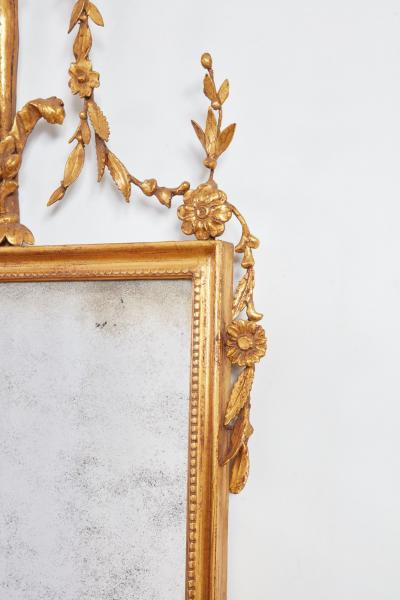 Pair of Federal Gilt Swag Mirrors