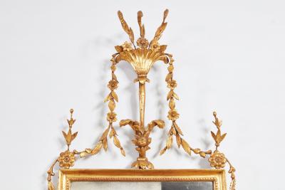 Pair of Federal Gilt Swag Mirrors