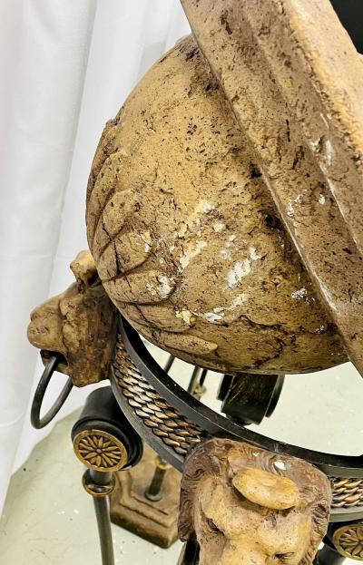 Pair of Figural Empire Style Jardini res Planters on Stands Europe 1960s