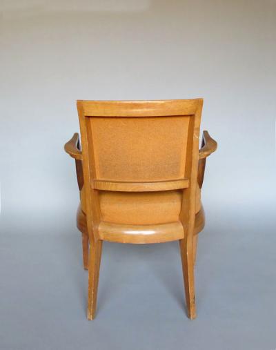 Pair of Fine 1930s Beechwood Bridge Armchairs