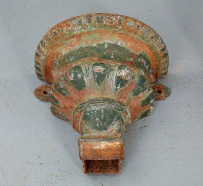 Pair of Fine Cast Iron Wall Mounted Garden Planters