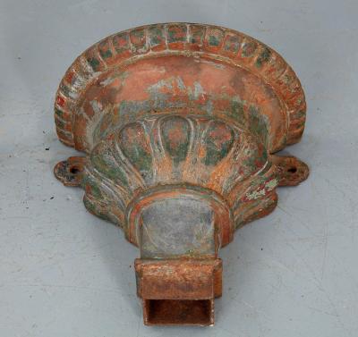 Pair of Fine Cast Iron Wall Mounted Garden Planters