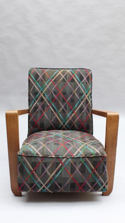 Pair of Fine French Art Deco Club Chairs