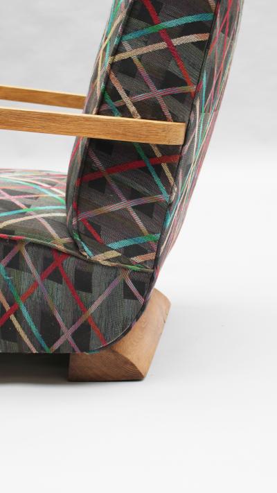 Pair of Fine French Art Deco Club Chairs