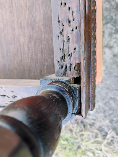 Pair of Finely Crafted 18th Century Louis XIV French Barley Twist Oak Benches