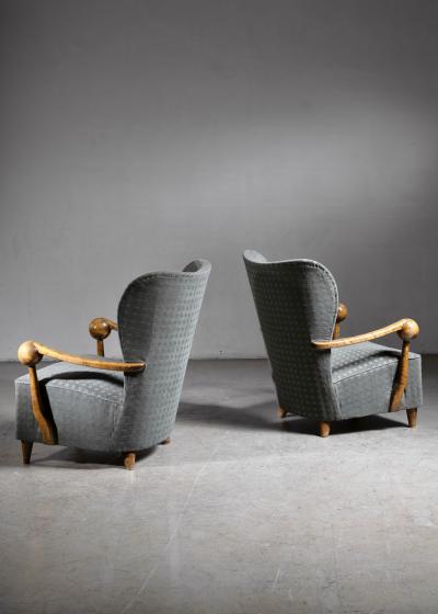 Pair of Finnish Modern lounge chairs