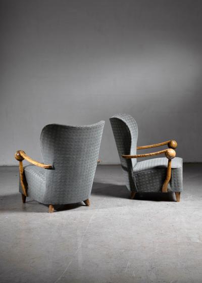 Pair of Finnish Modern lounge chairs