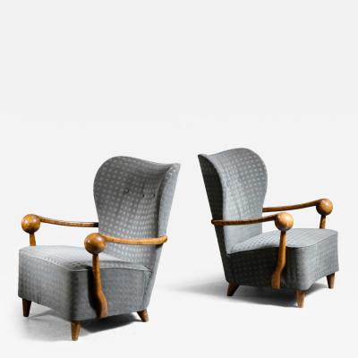 Pair of Finnish Modern lounge chairs