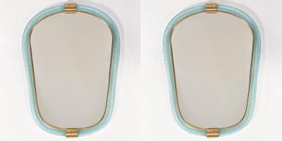 Pair of Firenze Murano rope mirrors