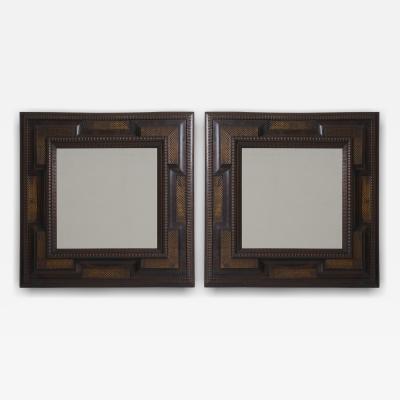 Pair of Flemish Style Mirrors