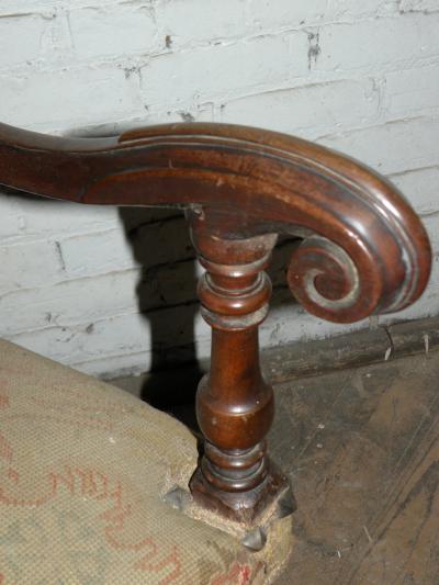 Pair of French 17th Century Louis XIV Walnut Armchairs