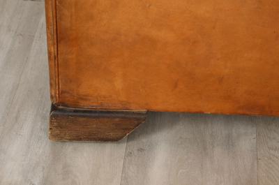 Pair of French 1930s Leather Club Chairs