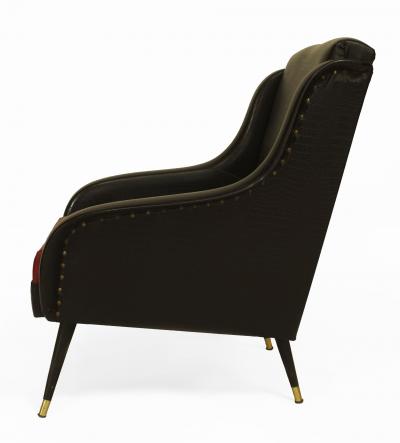 Pair of French 1950s Bergeres Armchairs 